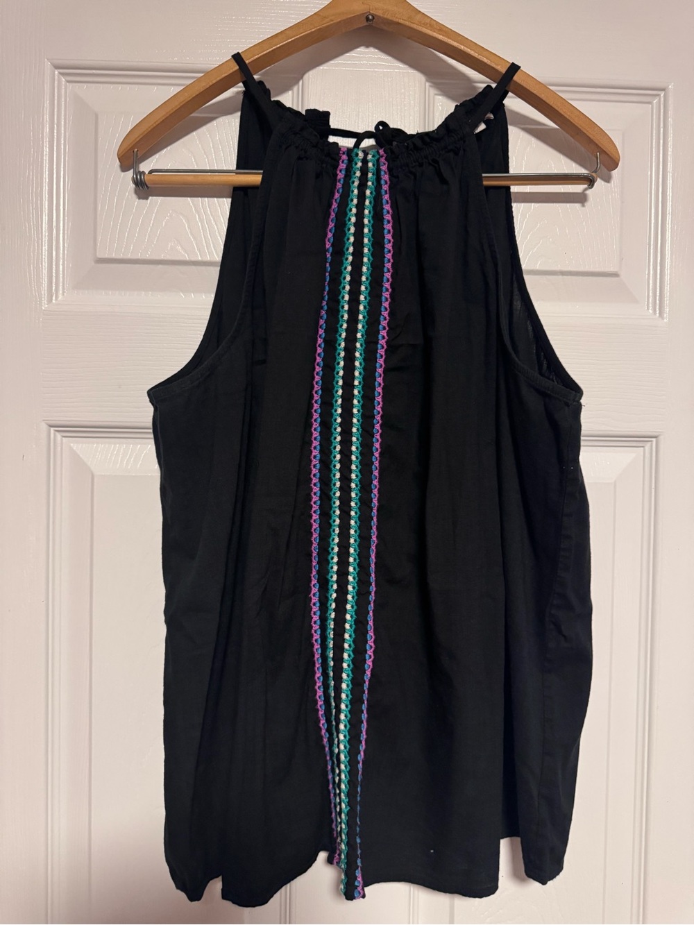 Knox Rose Black Strappy Halter Top
